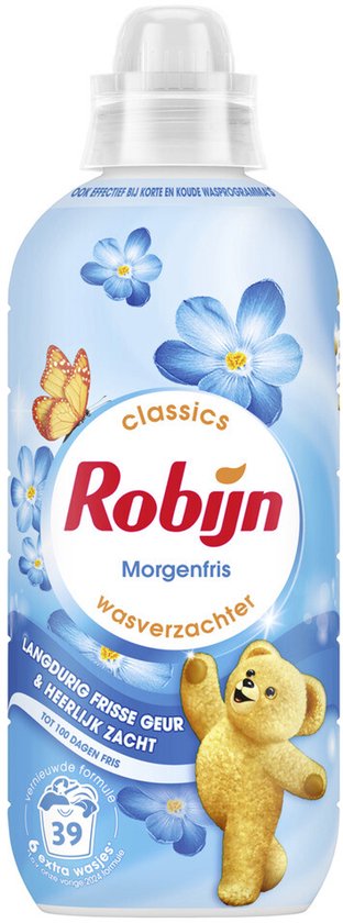 1 x Robijn – Wasverzachter – Morgenfris – 780 ml - Kabel - Kabels - Kabelsysteem - Kabelsysteem