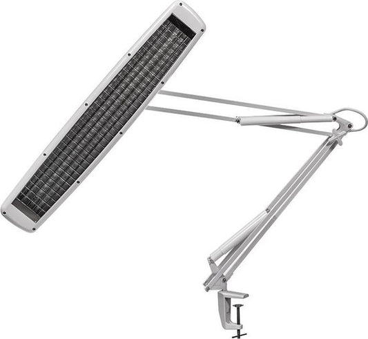 Velleman Bureaulamp met klem, zwenkarm, aan/uit-schakelaar, 60 cm breed, 3x 14 W, 6500 K, wit