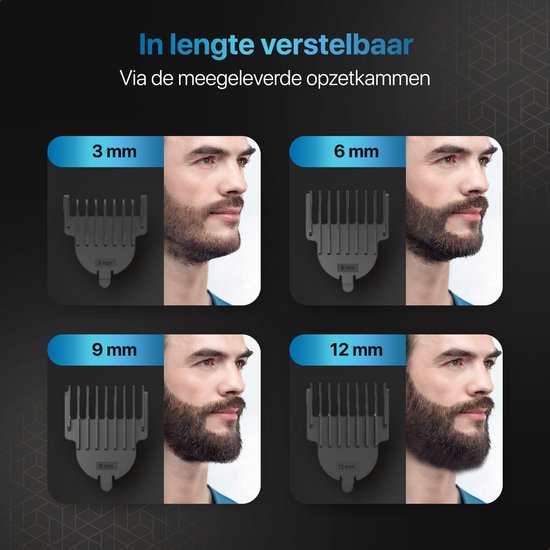Wellshave 5 in 1 Baardtrimmer Mannen - Trimmer Baard en Lichaam - Bodytrimmer heren - Bodygroomer mannen
