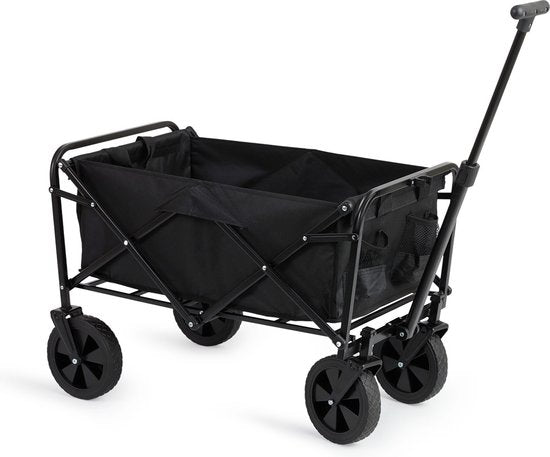 909 Outdoor Bolderkar - Opvouwbaar - Max laadvermogen 80 KG - 75x46x91cm - Zwart