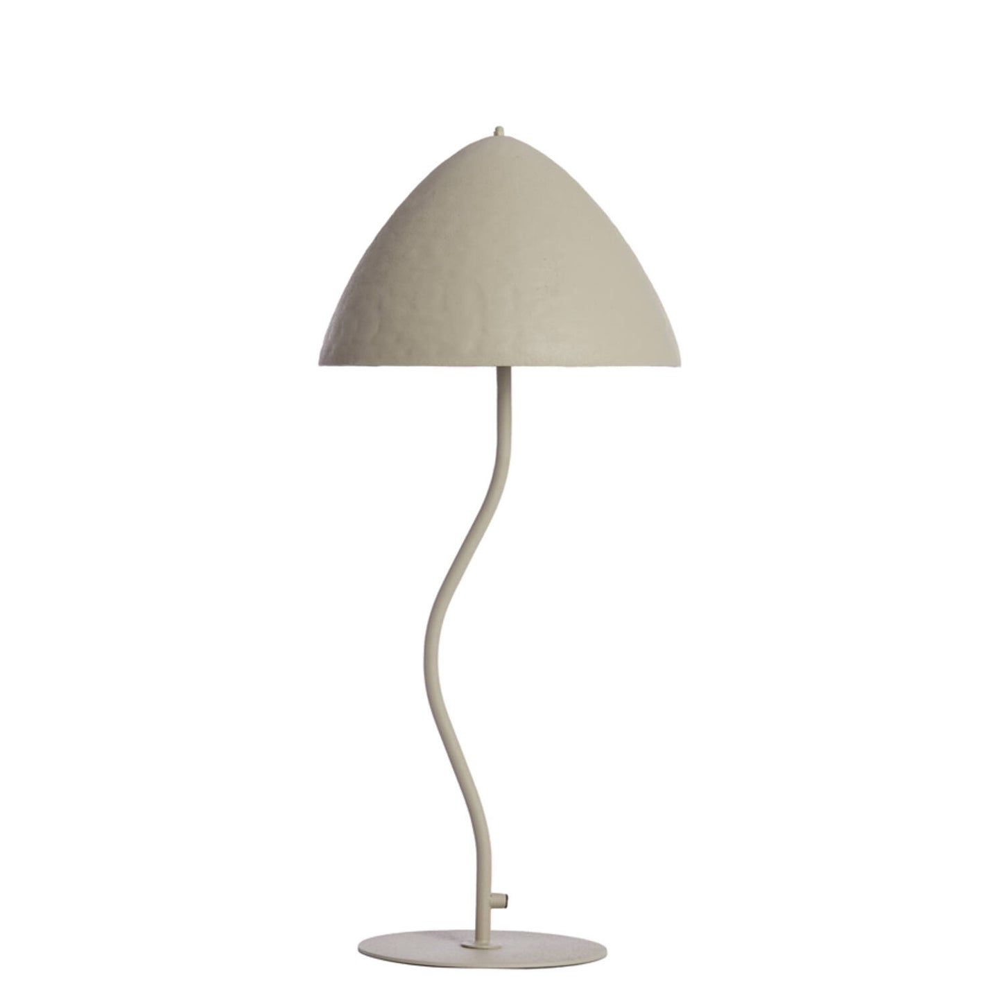 Light & Living ELIMO Tafellamp Ø25x67 cm – Mat Lichtgrijs – Modern Metaal – E27