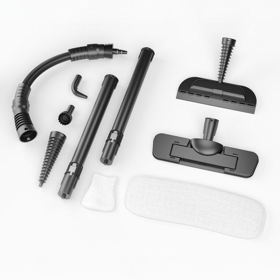 CleanKoala 2-in-1 Stoomreiniger – 15 sec Opwarmtijd – 30 min lang stomen– Incl. 12 Accessoires & 3 extra doekjes