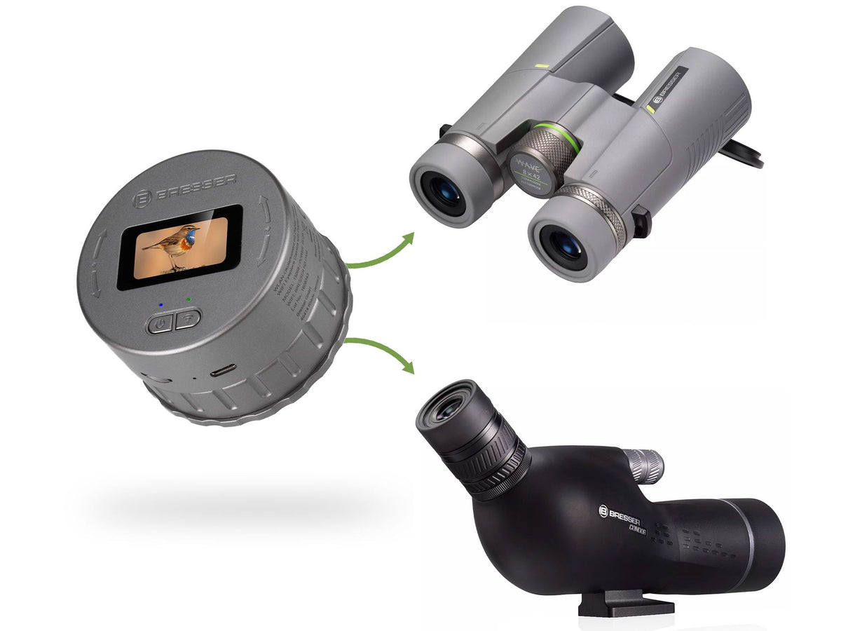 Bresser NASA Observatiebundel & PushTo-Telescoop 70/350 mm – Zwart – RVS & Kunststof