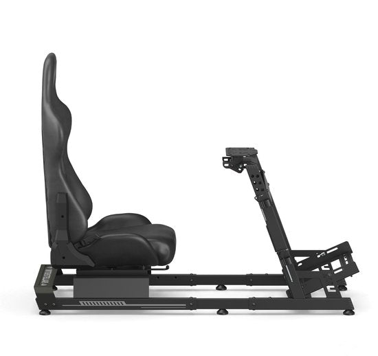 VDD Gaming Op Sim Racing Cockpit – Zwart op Zwart - Aluminium