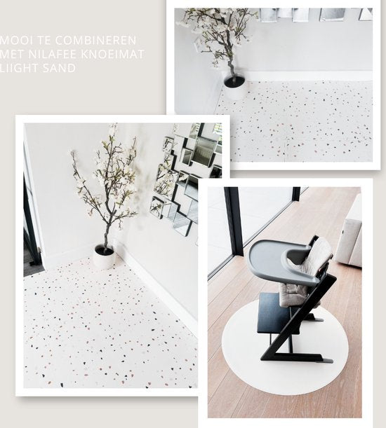 NilaFee™ - Luxe Speelmat - Foam - Baby - Speelkleed - Kruipmat - 180 x 120 x 1.5 cm - Puzzelmat - Opbergtas - Classic Wit