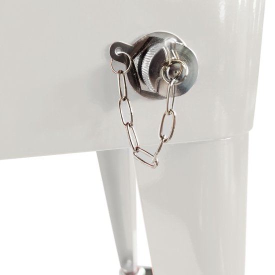 AXI Retro Cooler Wit - Koeler met wielen - 76L inhoud - Koelbox met aftapkraan