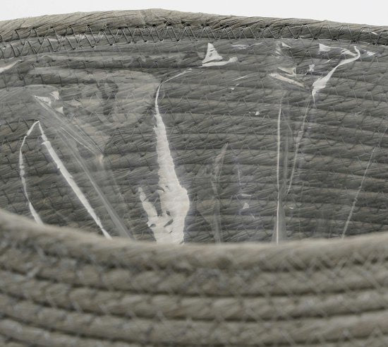 Mica Decorations Jorck Mand voor Planten - H24 x Ø26 cm - Papier - Grijs