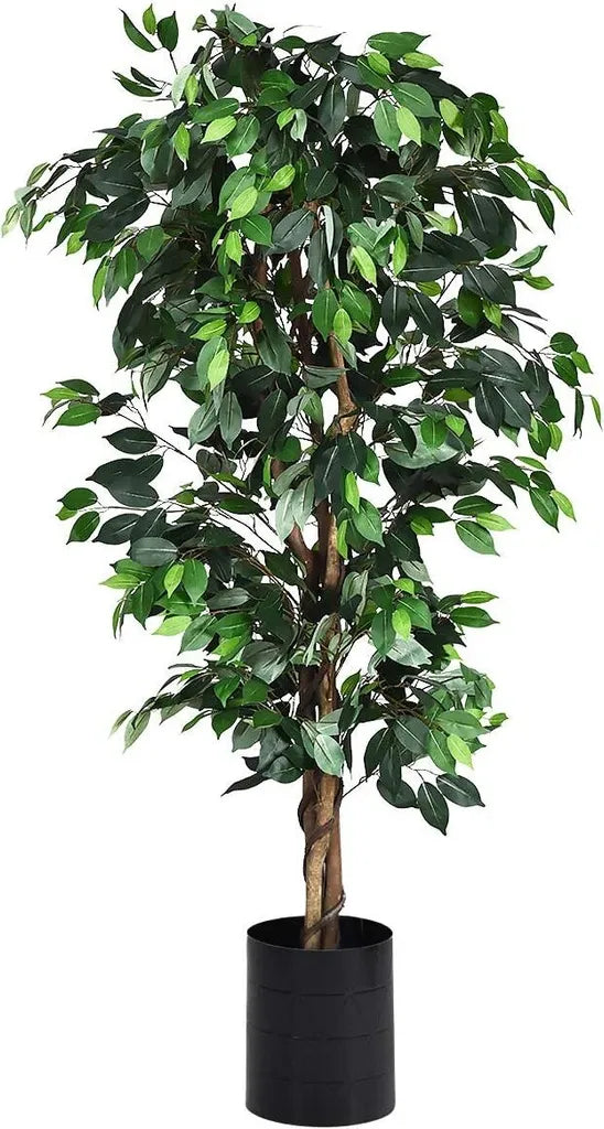 Coast 180 cm huisplant decoratie kunst planten decoratieve lans met 1008 bladeren en natuurlijke romp