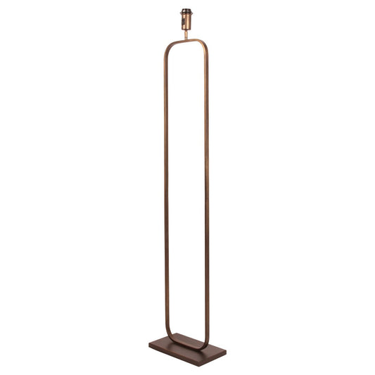 Bronzen Vloerlamp Stang 4740BR, klassieke metalen vloerlamp met kantelbare functie en afmeting 147 cm hoog, robuust ontwerp van Steinhauer