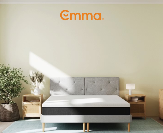 Emma Lite Matras 90x200 cm – Stevig Pocketvering Matras met 7 Zones - Grijs