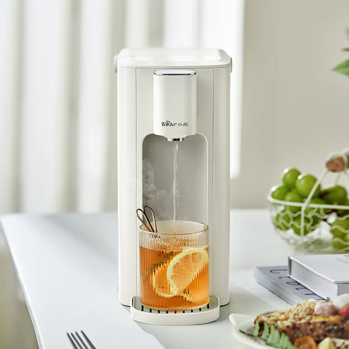 Bear YSJ-E40T2 Warmwaterdispenser - 3 l - 6 Temperaturen - Wit