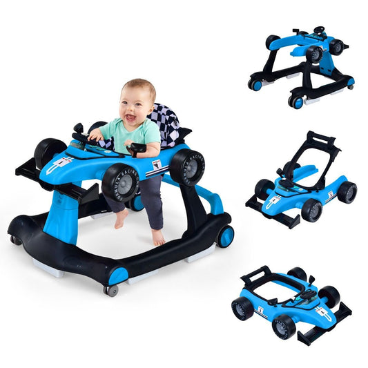Coast 4 in-1 Loopauto met Instelbare Hoogte - Blauw