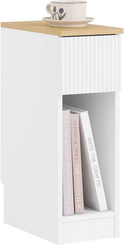 SoBuy Nachtkastje, voor woonkamer, slaapkamer FBT111-W