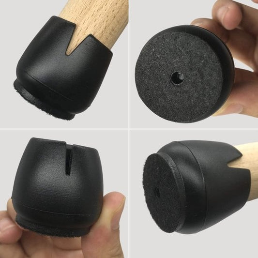 Stoelpoot Beschermers Vloerbeschermer Ø12-16 mm - Stoelpoot Doppen Meubeldoppen 24 stuks - Ronde Stoeldoppen Vloerbeschermers Stoelen - Zwart