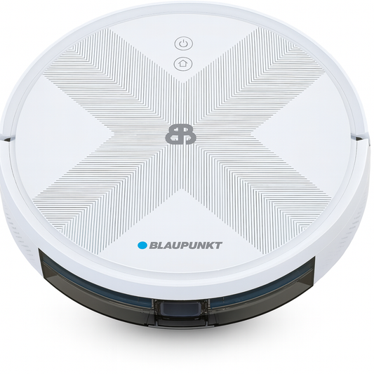 Blaupunkt Robotstofzuiger Bluebot XVAC – Met Laadstation - Slimme Navigatie - Dweilfunctie Mogelijk - Wit
