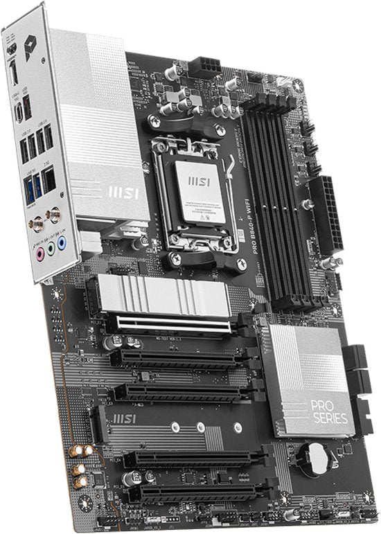 MSI PRO B840-P WIFI - Moederbord ATX - Socket AM5 - AMD B840 - DDR5 - Realtek 7.1 - Wi-Fi 7 - 2.5Gb LAN