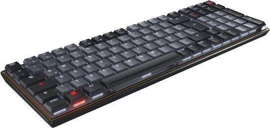 CHERRY KW 550 MX LP toetsenbord Thuis/Werk USB + Bluetooth QZERTY Amerikaans Engels Zwart