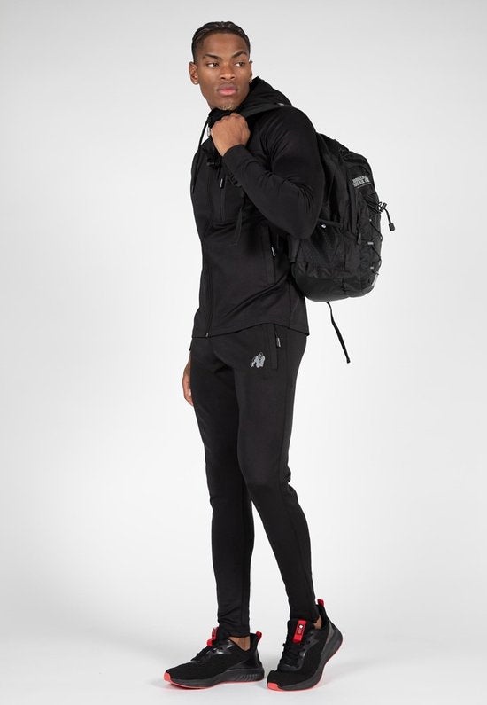 Gorilla Wear - Scottsdale Trainingsbroek - Track Pants - Zwart/Zwart - 2XL