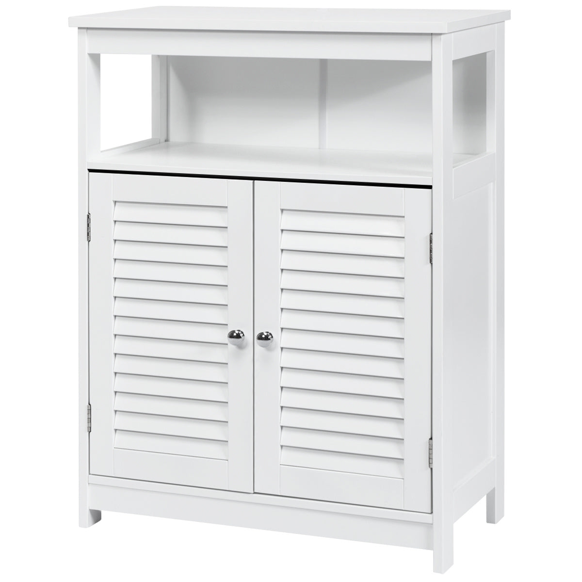 Coast - Badkamerkast - Hout - Wit - 60 x 30,5 x 80 cm