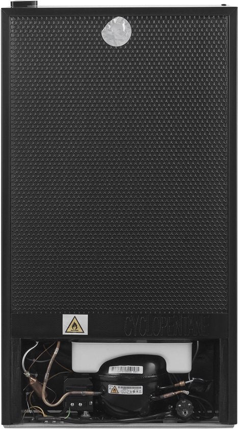 Tomado TRT4702B - Tafelmodel koelkast - 80 liter - Met vriesvak - Energielabel D - Zwart