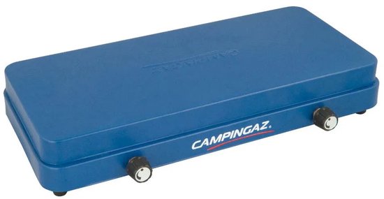 Campingaz Base Camp Camping kooktoestel - 2 pits camping gas kooktoestel - 2x 1600 Watt - blauw