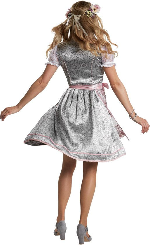 Dressforfun Mini-Dirndl Sonthofen model 2 M - verkleedkleding kostuum halloween verkleden feestkleding carnavalskleding carnaval feestkledij partykleding - 304661