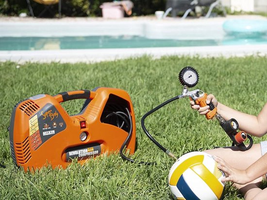 NUAIR Compressor - Zonder Olie - Super Boxy - 2 L / 1.5 Hp / 8 Bar
