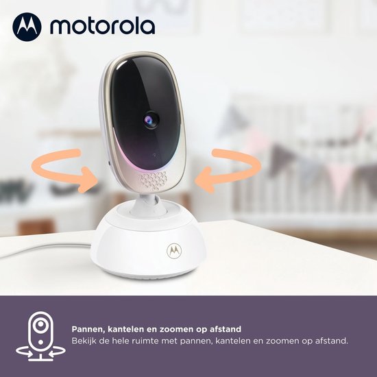 Babyfoon Motorola VM85 Connect monitor 5" Wi-fi wit