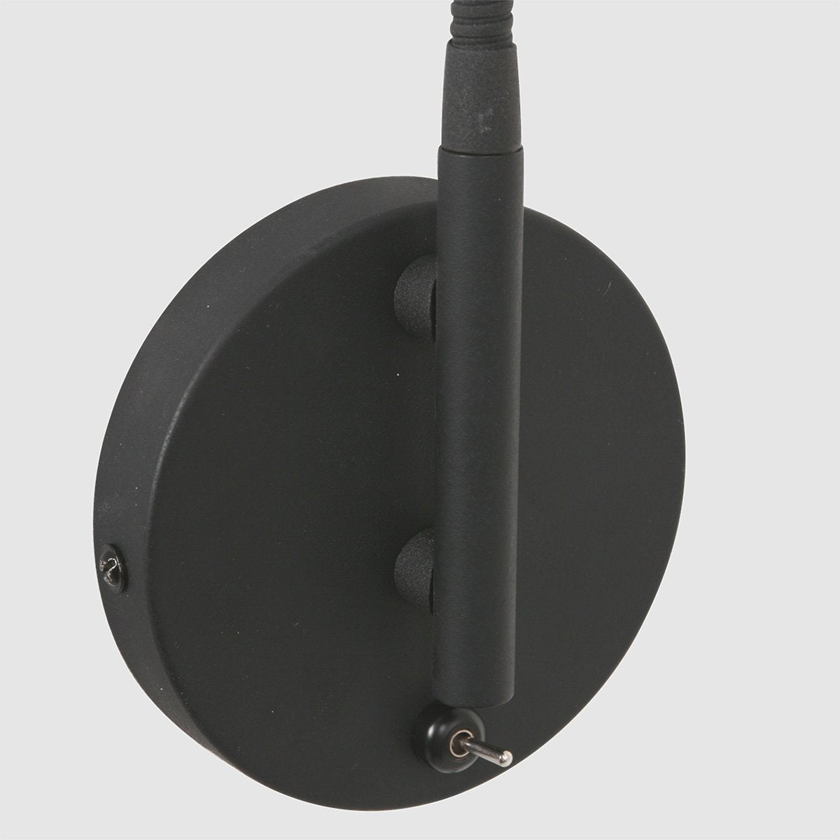Wandlamp Natasja LED 3094ZW Zwart - Draaibaar en kantelbaar, inclusief GU10 lichtbron, gemaakt van kunststof en metaal - Steinhauer