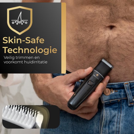 Wellshave 2 in 1 Bodygroomer Mannen - Multi Trimmer voor Lichaam en Baard - Schaamhaar Trimmer Mannen - Body Trimmer Heren - Neustrimmer - Dual Groomer