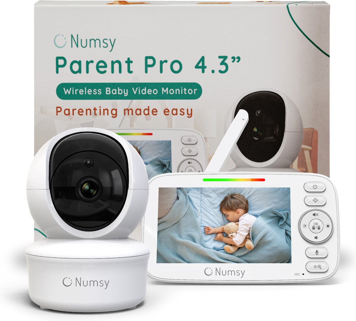 Numsy Parent Pro - Babyfoon - Baby Video Camera