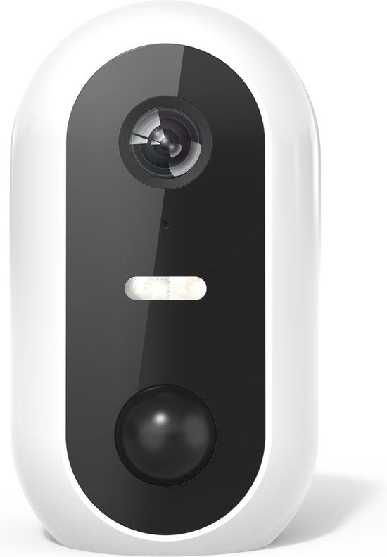 Denver Beveiligingscamera Draadloos Buiten - Camera met Nachtzicht - Tuya App - WiFi - Full HD - 1080P - Bewegingsdetectie - Makkelijk te installeren - IOB209 - Wit