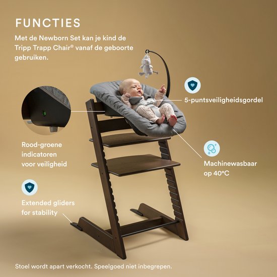 Stokke® Tripp Trapp® Newborn Set™ Deep Grey