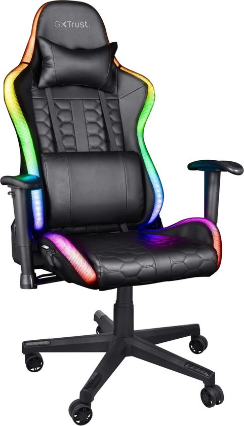 GXT 716 Rizza Gamingstoel met RGB-Verlichting - 68 x 53 x 135 cm