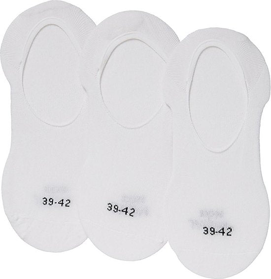 3-paar No Show lage sneaker sokken - Footies kousenvoetjes - 38 - Zwart