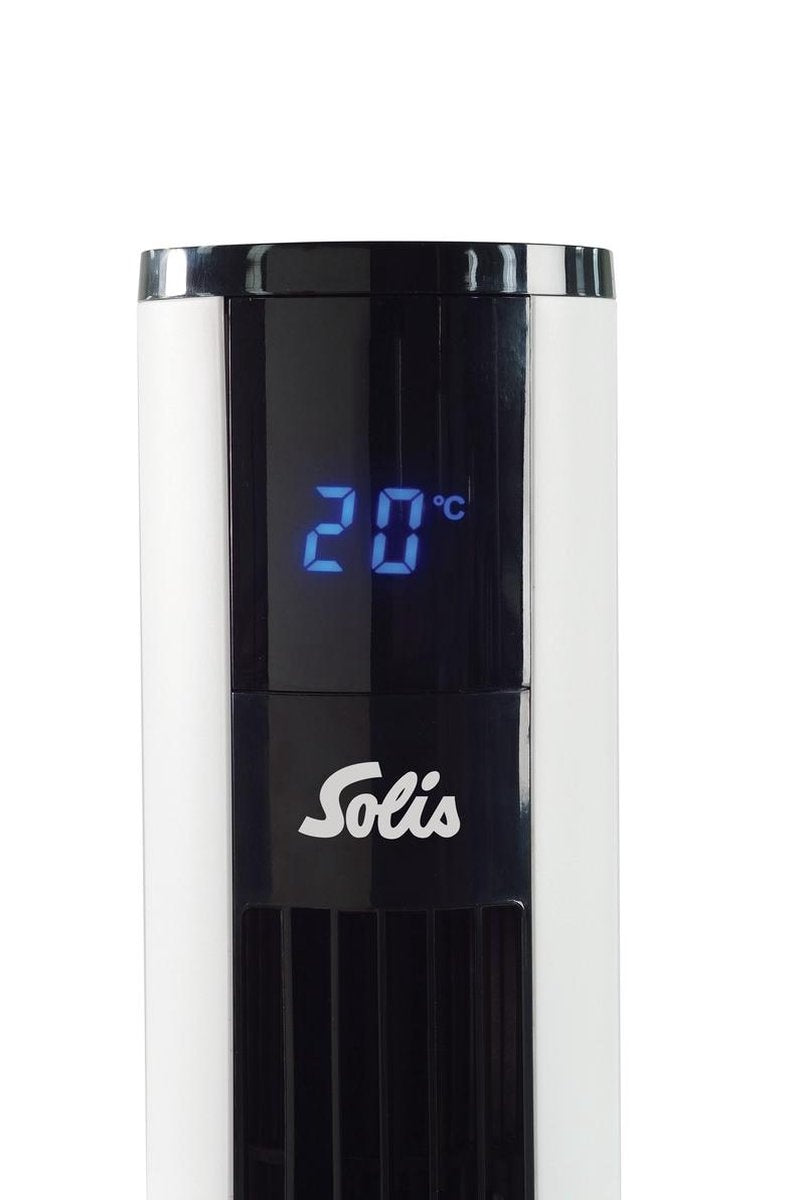 Solis Easy Breezy 757 Torenventilator - Ventilator Staand met Afstandsbediening - Timerfunctie - 44,8 dB - 91 cm Hoog - Wit