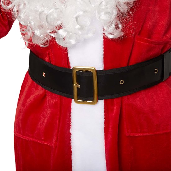 Dressforfun Mantel kerstman klassiek XXL - verkleedkleding kostuum halloween verkleden feestkleding carnavalskleding carnaval feestkledij partykleding - 303467