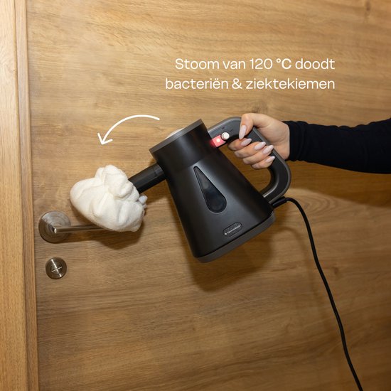 Techweise TS Compact Handstoomreiniger - 15 Accessoires - 1200W 2,6 Bar- Wet & Dry functie - Handstomer