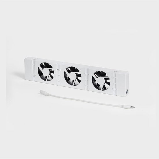 SpeedComfort Radiator Ventilator Uitbreidingsset - Energiezuinig – 2 x zo snel warm - Tot 22% energiebesparing – Simpel te plaatsen – Fluisterstil - Nederlands product - Wit