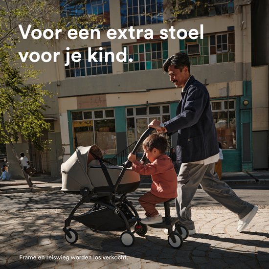 Stokke YOYO Board - Eenvoudig te installeren op de YOYO-kinderwagen - Extra zitplaats voor kinderen tot 20 kg