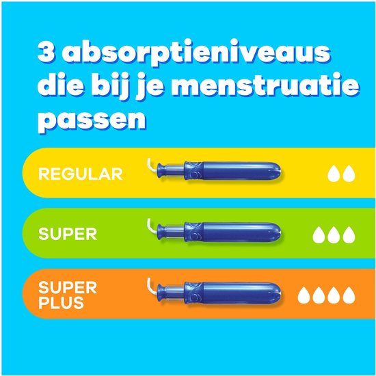 Tampax Pearl Compak Regular Tampons Met Inbrenghuls x36