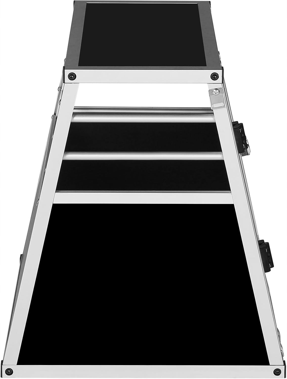 Woltu Aluminium Hondenkooi voor Auto met Sleutel - Zwart - 50 x 60 x 60 cm