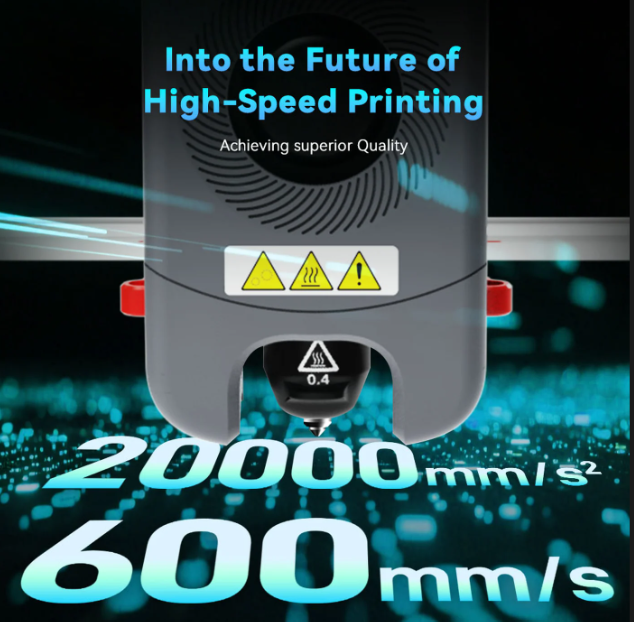 FlashForge Adventurer 5M 3D Printer - 600mm/s - 220x220x220mm - Direct Extruder