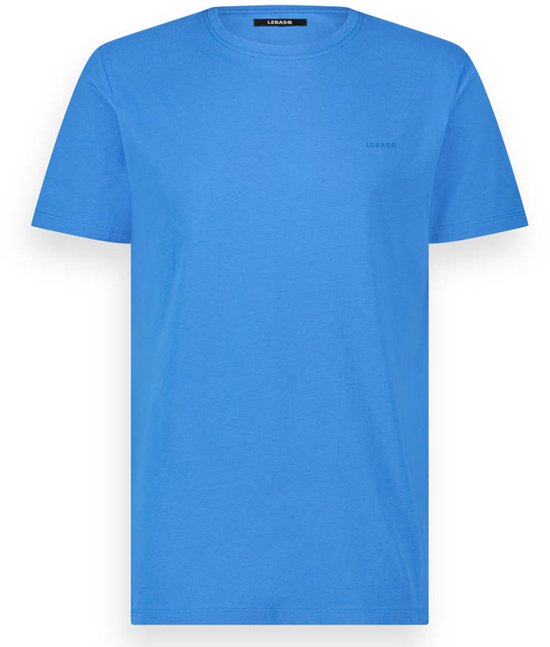 LEBASQ - De Bakker - T shirt - Met Korte mouw - Blauw - M - biologisch katoen - 3D Print