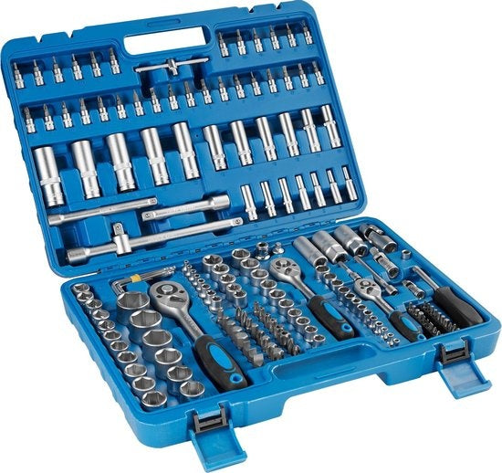 tectake Dopsleutelset 171-delig - 1/4", 3/8" en 1/2"