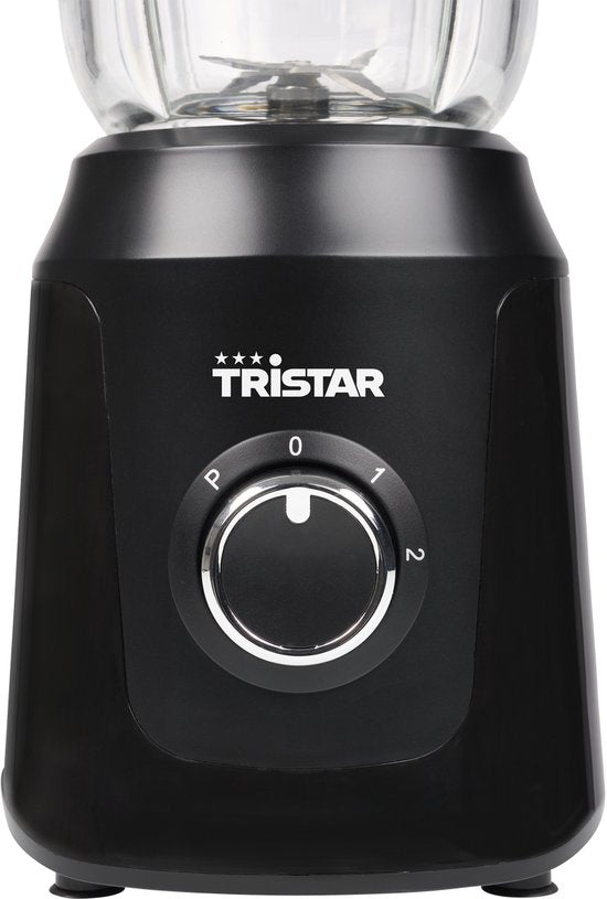 Tristar Blender 350W - BL-4482 - 1L - Smoothiemaker en ijscrusher - Zwart