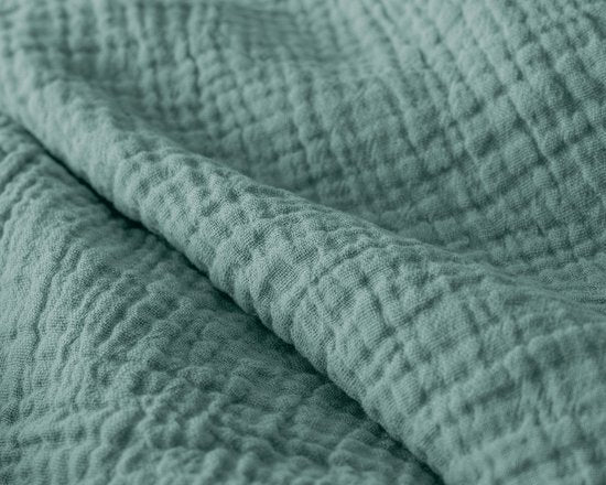 Sleeptime 2 in 1 Mousseline Dekbed - Dekbed zonder Overtrek Inclusief Kussensloop - 240x200 - Groen