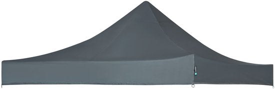 VONROC Dakzeil – Voor Premium Partytent PT501XX – Waterdicht - 50+ UV Bescherming - Grijs