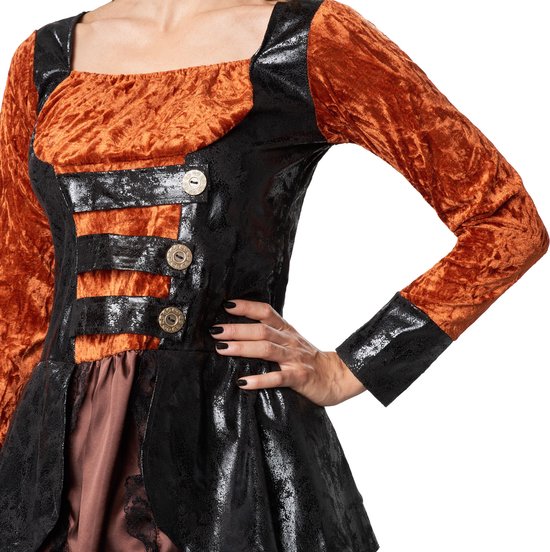 dressforfun - Steampunk prinses XXL - verkleedkleding kostuum halloween verkleden feestkleding carnavalskleding carnaval feestkledij partykleding - 302324