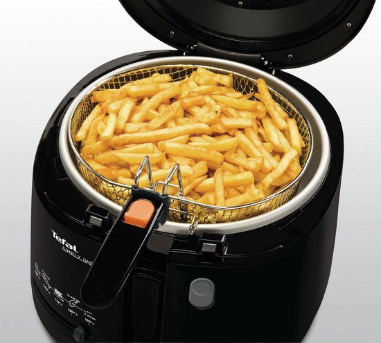 Tefal Simply One FF1608 - Frituurpan - 2,1 L - Coolwall - Kijkvenster - Eenvoudig Schoon te Maken - 1900W - Zwart